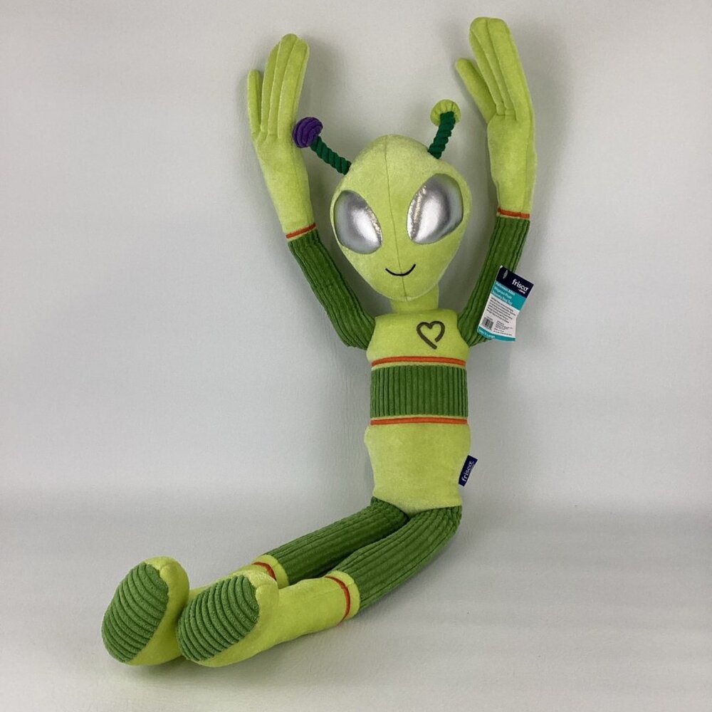 Frisco Halloween Alien Wagazoo HUGE 36" Plush Stuffed Squeaker Dog Toy Chewy